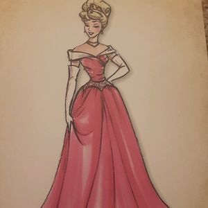 Belle disney fashion princess 8x10 photo